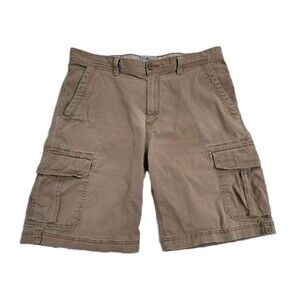 Sun River Cargo Shorts Men's 36 Safari Utility Pockets Work Trail Khaki Hiking